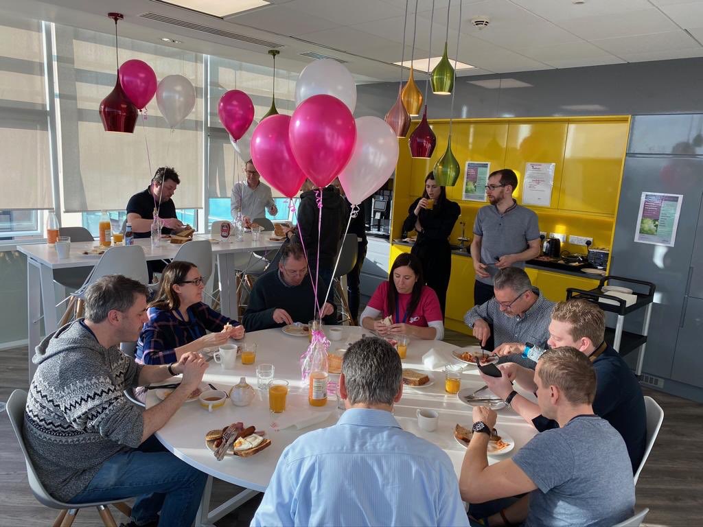 Climb4Clare's tweet photo. Thank you so much Pamela Sutcliffe and everyone in Adesto Technologies in Sandyford for the amazing support through their breakfast morning. We really appreciate it! https://t.co/iLmdAhS8NB