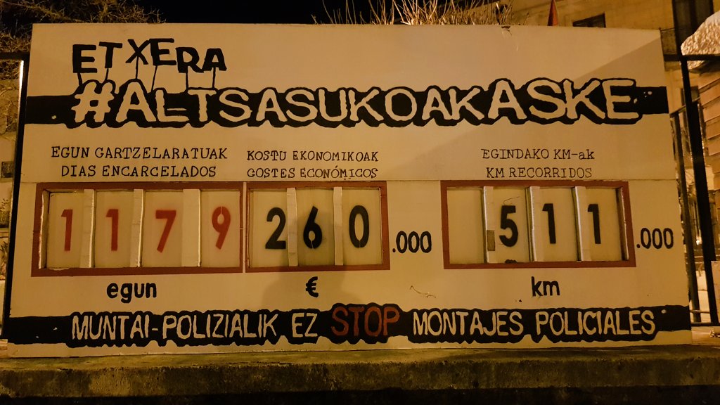 1179 días sin ellos | #Altsasu