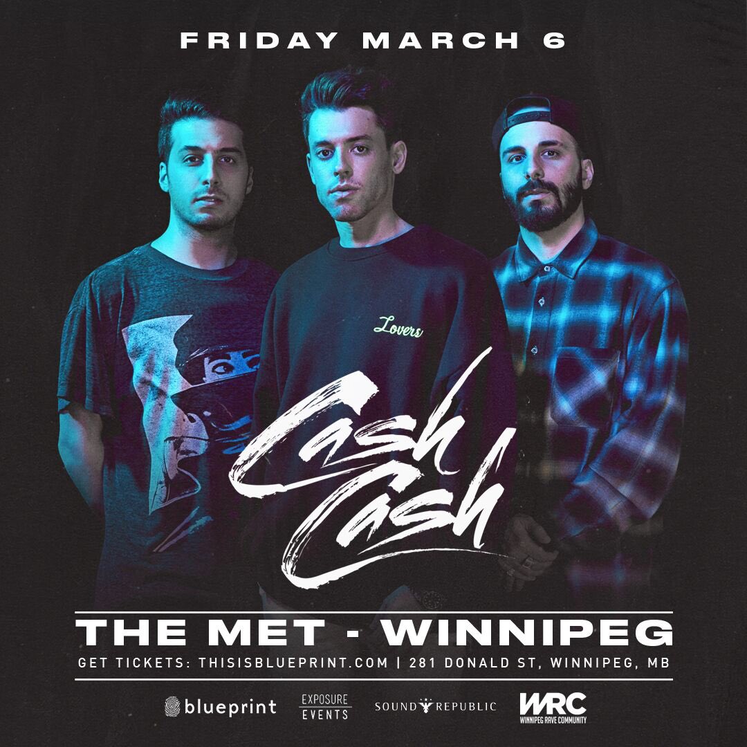 exposureevnts's tweet photo. 🚨 Just Announced 🚨 
Cash Cash returns Friday March 6th to take over The Met! 
Tag your friends in the comments for a chance to win your way in - winner will be randomly selected on Thursday!Tickets on sale Fri. February 7th @ 12PM via https://t.co/pOz6IA6B0S! #thisisblueprint https://t.co/ykIBTCiFJZ