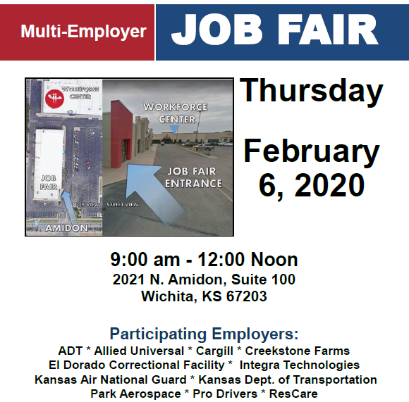 Please note the new location for tomorrow's job fair. Still in the New Leaf shopping center at 21st and Amidon
<a href="/AmandaDuncanICT/">Amanda Duncan</a> <a href="/keithlawing/">Keith Lawing</a>