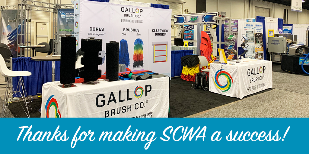 SCWA Convention is a wrap! And it was one for the books. A special thank you goes out to everyone who made the launch of our new tire brushes a massive success. Until next time Texas!

#GallopBrush #SCWA2020 <a href="/sw_carwash/">SCWA</a>
