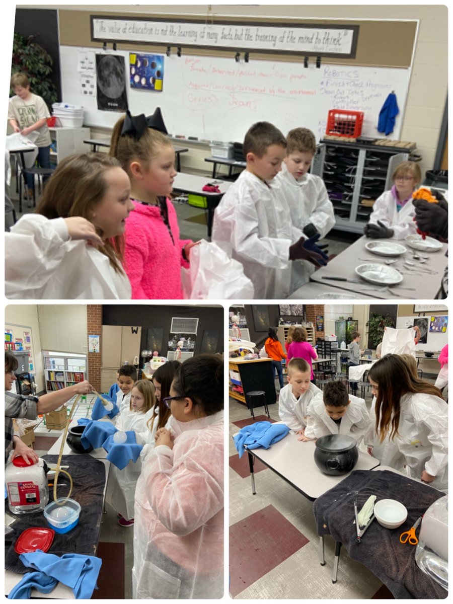 Northviewelem's tweet photo. Science club learned about dry ice with a series of hands on activities. https://t.co/Oj3zpNckew