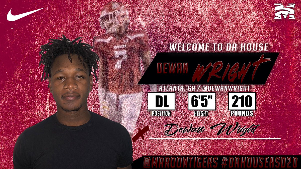 Welcome Dewan Wright to the Morehouse College Family! 🙆🏽‍♂️ #DaHouseNSD20 

🏈 Defensive Line
🐦  <a href="/DewanWright/">Dewan Wright</a> 
📚 Grady HS
📍 Atlanta, GA