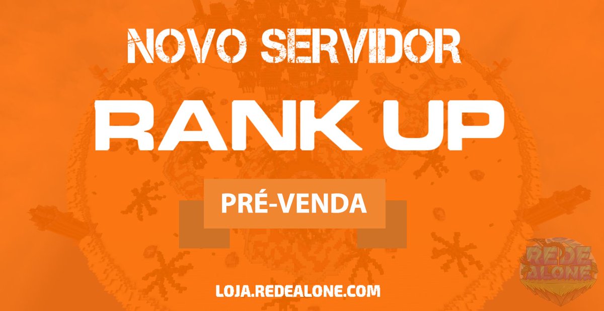 ServidoresAlone's tweet photo. A pré-venda do RankUP foi iniciada! Conheça o servidor que inicia a nova era da comunidade de RankUP.

Adquira seu VIP com o cupom abertura e receba 30% de desconto em suas compra até o dia da abertura do servidor!

LOJA: https://t.co/F5m4KUIcZE
IP: https://t.co/dKvMYXILMj https://t.co/ZapPbyeKdZ