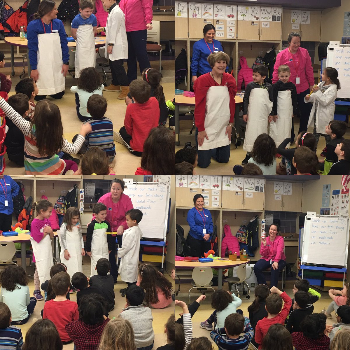 Kindergarteners learned so much about dental health today.   Thanks to our nurses for arranging this visit and thanks to Children’s Dentistry of Northborough!!
⁦⁦<a href="/LSSNorthboro/">LSS Northborough</a>⁩ ⁦<a href="/MarvelousMoring/">Carolyn Moring</a>⁩ #dentalhealth