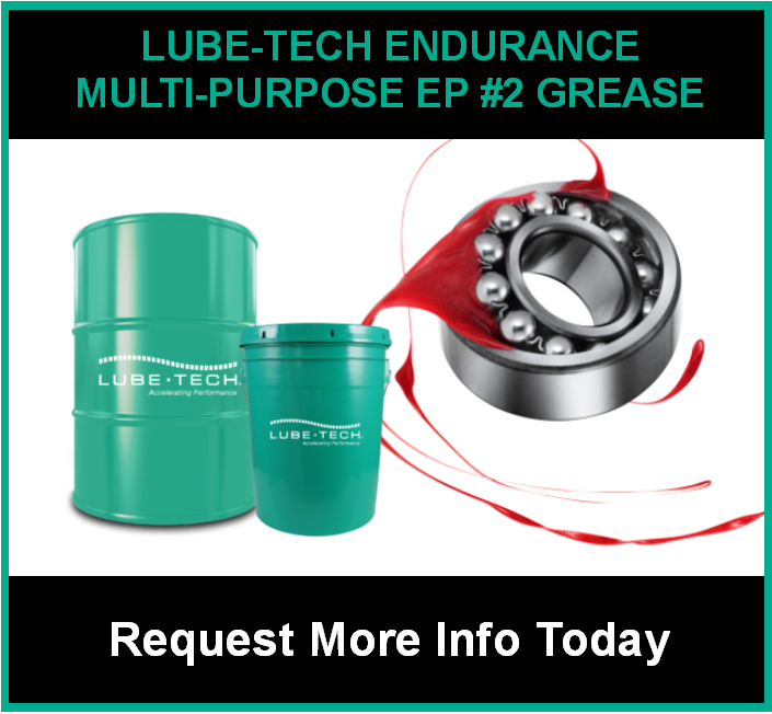 LubeTech's tweet photo. New! Our LUBE-TECH ENDURANCE Multi-Purpose EP #2 Grease is designed to provide excellent lubrication amidst high load conditions, extreme operating temperatures, and water-laden environments. Contact us today for more info! https://t.co/l4LC3Qs5Qm #multipurposegrease #grease https://t.co/cSMLYVnFWi