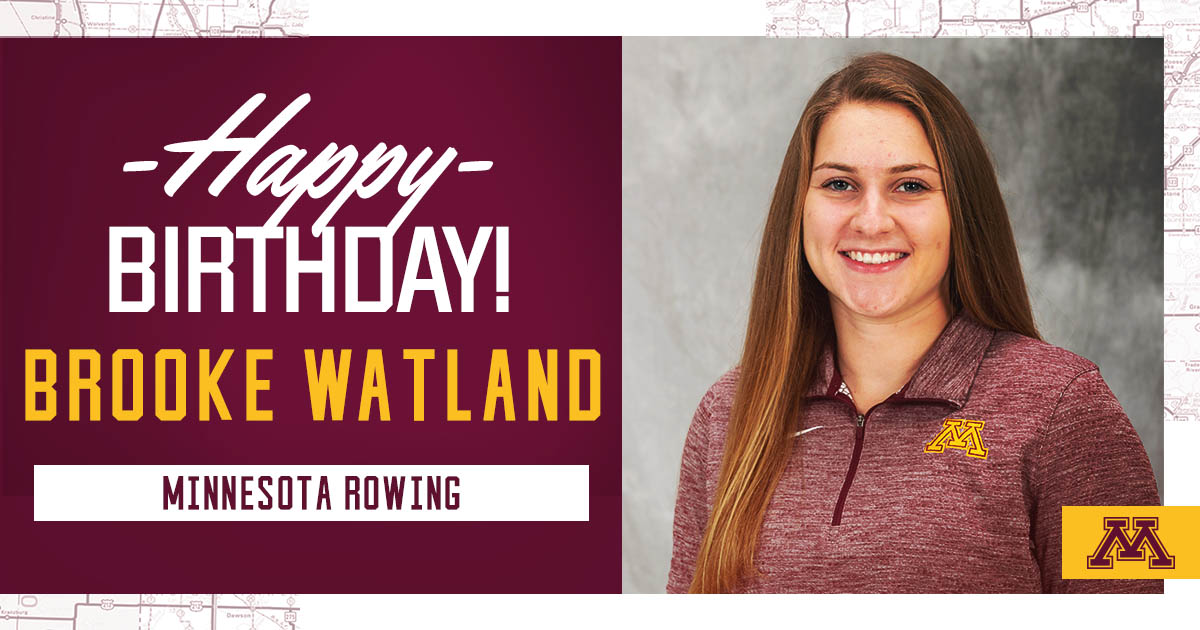 Gopher_Rowing's tweet photo. We hope California is treating you right for you birthday @BrookeWatland! Enjoy your special day! 🎁🥳 https://t.co/S32DX6ny98