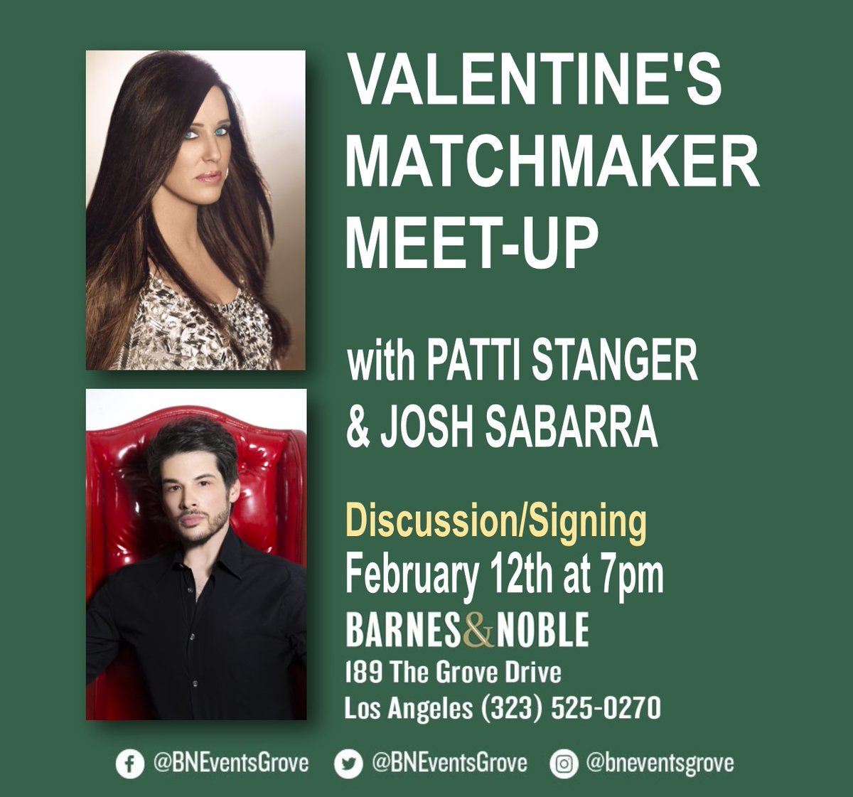 Barnes Noble Events The Grove On Twitter Join Us For A Special