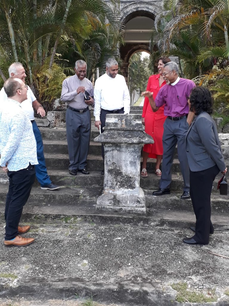 The exceptionally eloquent former Archbishop of the West Indies John Holder putting a smile on our faces in Barbados, the land of acceptance and tolerance