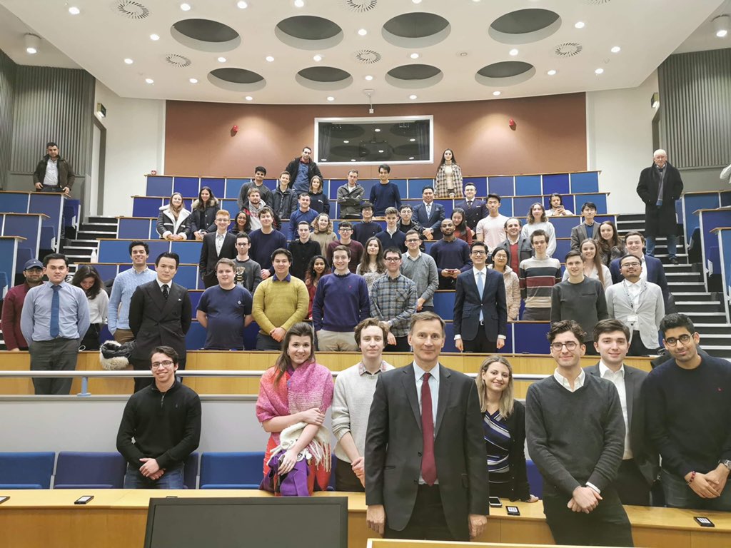 Tonight, in association with <a href="/LUTories/">London Universities Conservatives</a>, we welcomed <a href="/Jeremy_Hunt/">Sir Jeremy Hunt MP</a>, former Secretary of State for Foreign and Commonwealth Affairs.