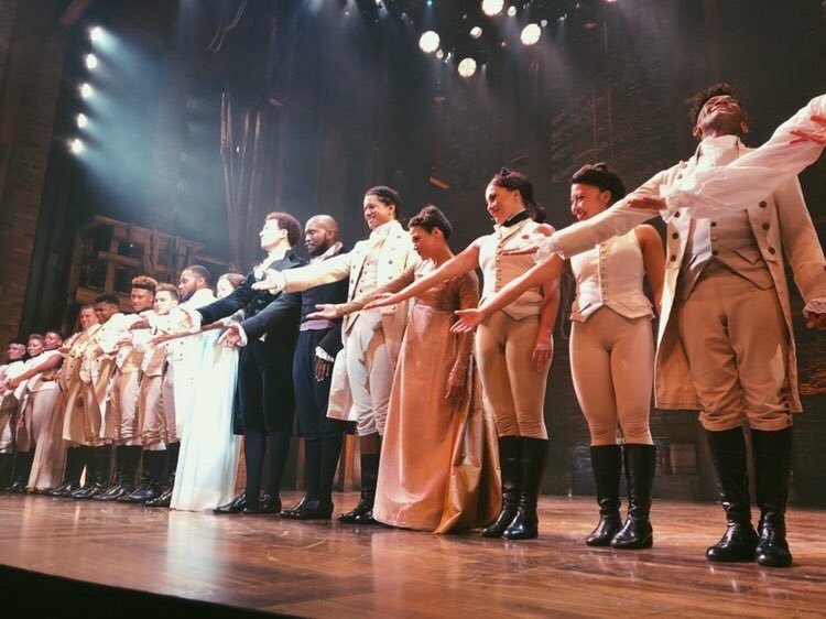 bit of mid-week (and midnight....) positivity and appreciation for jason still absolutely killing it in hamilton ❤ always such a joy and privilege to watch him perform, and i feel so lucky to have seen him so many times
enjoy this pre-cast change photo taken by <a href="/bethjadeldn/">Beth</a>