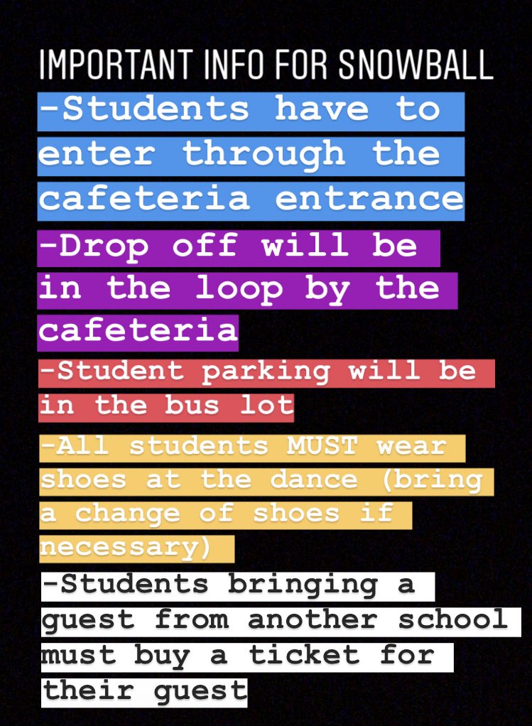 BCHSSenate's tweet photo. Important information for snowball ⬇️⬇️⬇️ https://t.co/wIdCFtZOAA