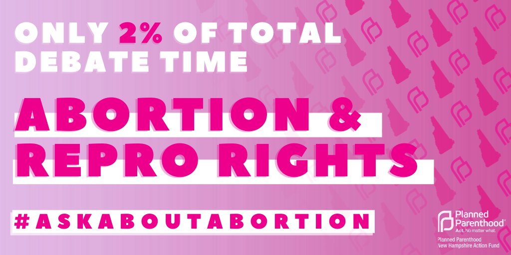 .<a href="/AdamSextonWMUR/">Adam Sexton</a> and <a href="/MonicaTVNews/">Monica Hernandez</a>: State legislatures passed 25 abortion bans last year, and we’re just weeks away from a U.S. Supreme Court case that could gut Roe v Wade -- #AskAboutAbortion! #NHPolitics #DemDebate #FITN