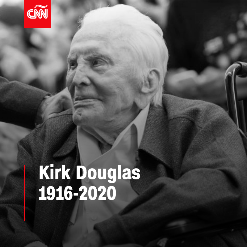 CNNEE's tweet photo. Muere el legendario actor Kirk Douglas a los 103 años https://t.co/gC7J9JAyx2 https://t.co/X2lI2zzCPo