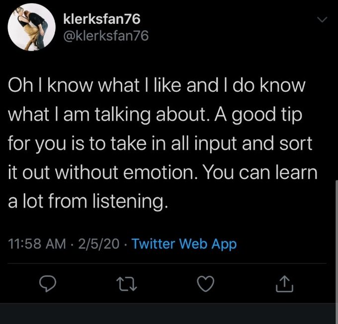 Wow I was mansplained and blocked. If you're gonna have the audacity to say something like that, at least