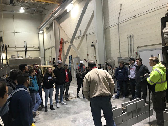 Another excellent presentation, demo, and discussion from NMA member Bill Greco of T. Hansen Construction, Inc. &amp; his assistant at the Durham School. NMA is continually shaping the minds of the next generation of structural engineers for better designs with masonry! #masonry