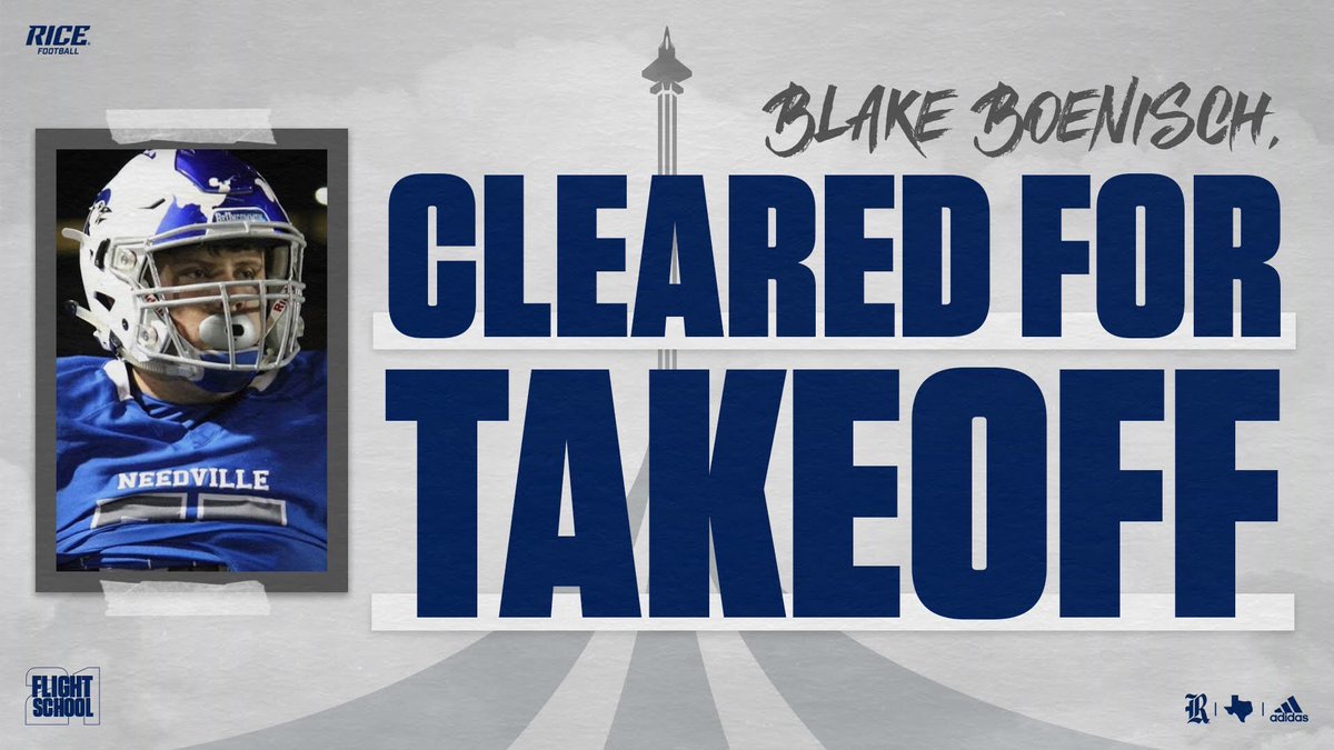 Blake Boenisch (@blakeboenisch) on Twitter photo Iโm thankful to receive my first Division 1 offer from <a href="/RiceFootball/">Rice Football</a> Thank you @CoachMack_Rice Truly Blessed <a href="/mgiles219/">Mike Giles</a> Iโm thankful to receive my first Division 1 offer from <a href="/RiceFootball/">Rice Football</a> Thank you @CoachMack_Rice Truly Blessed <a href="/mgiles219/">Mike Giles</a>