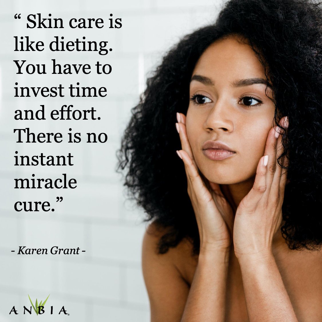ANBIAskin's tweet photo. Time and effort! Two keywords you should keep in mind when taking care of your skin 😉.
Join us! >> https://t.co/j6qibwEYjB
#AnbiaSkin #SkinCareTips #SkinQuote #HealthySkin #BeautyQuote #KarenGrant https://t.co/FElwEYBt6E