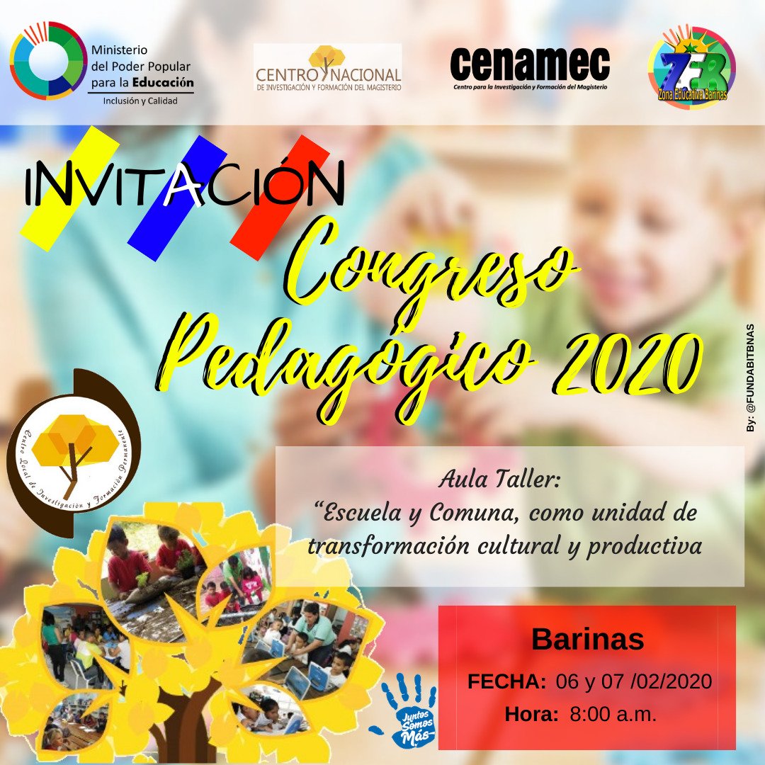 cbitaat's tweet photo. #CongresoPedagogico2020 #SomosFundabit Apoyando el Proceso Educativo al momento !! #19AniversarioDeFundabit @vane_prieto @FundabitOficial  @psuvaristobulo @FundabitBnas https://t.co/f1rXdTxVCU