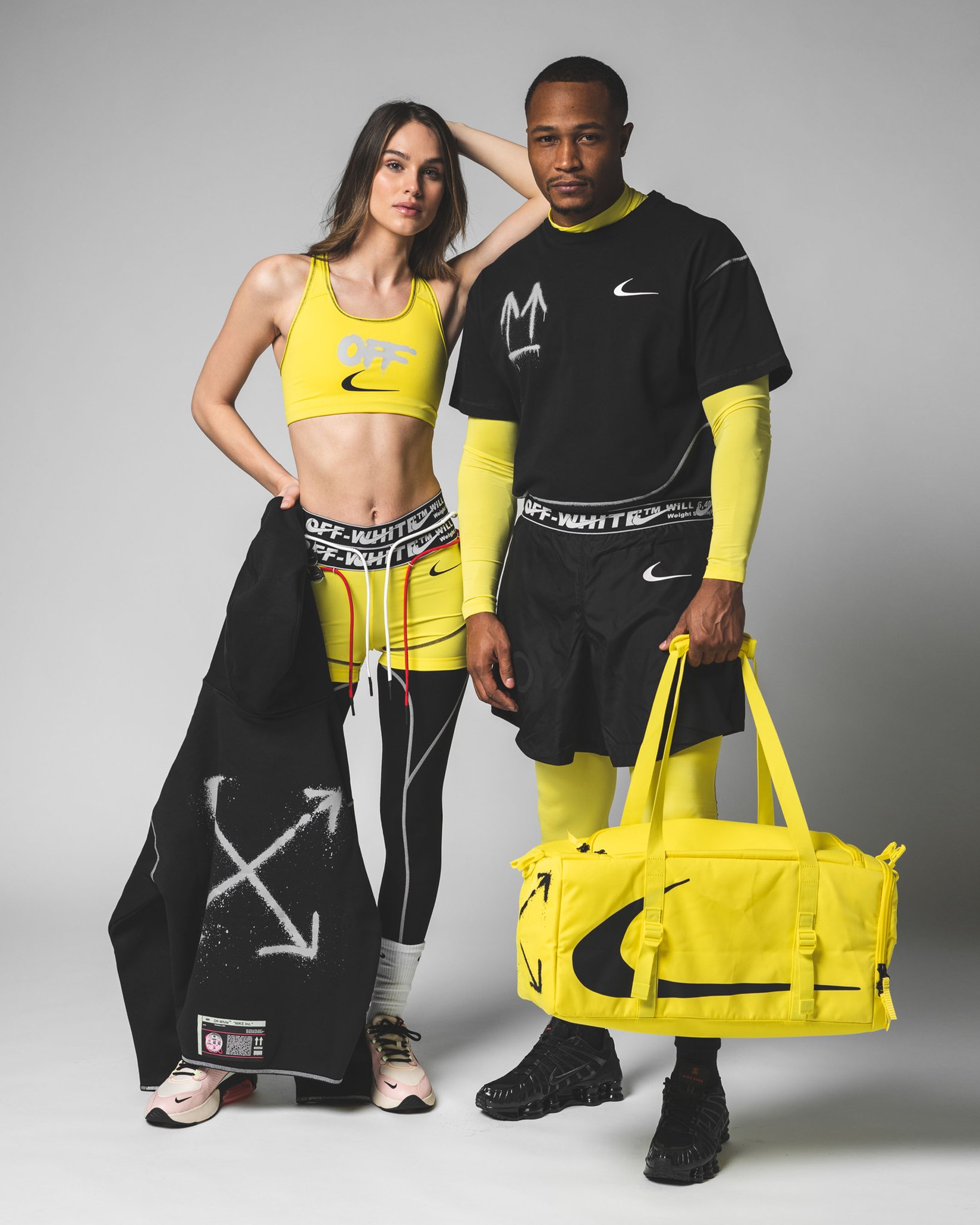 NIKE　off-white training collection bag