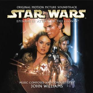 Star Wars Episode II: Attack of the Clones — John WilliamsSurprisingly, one of the best Star Wars soundtracks. It's at this point I feel John Williams has mastered the music of Star Wars and is just flexing on us by still making new themes when he no longer has to.