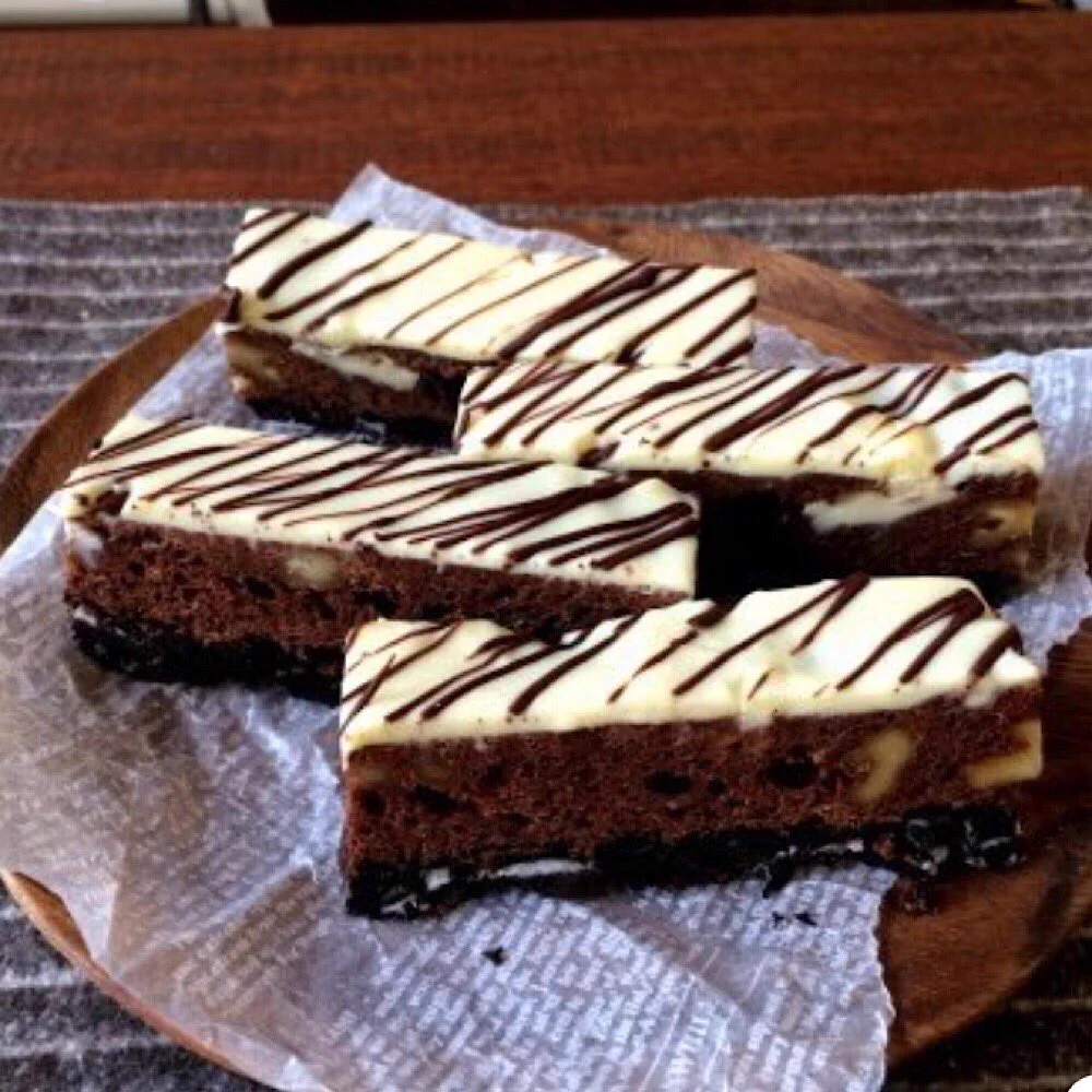 【三層の生チョコケーキ】レンジで作れちゃうからすごいよ！！