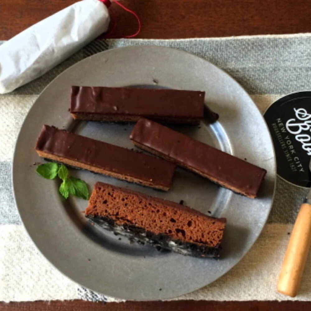 【三層の生チョコケーキ】レンジで作れちゃうからすごいよ！！