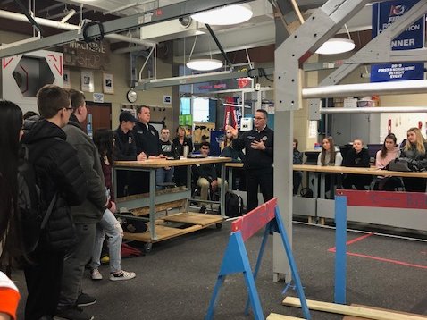 ReadySlcs's tweet image. Over 100 South Lyon East 9th-12th grade students attended Career Hour.  Thank you to our guest speakers from: the FBI, South Lyon Animal Clinic, the Marines, Ellie &amp;amp; JoJo Digital Marketing, CCS, LTU, Grace Behavioral Health of MI (w/therapy dog, Max) and Lyon Twp Fire Department