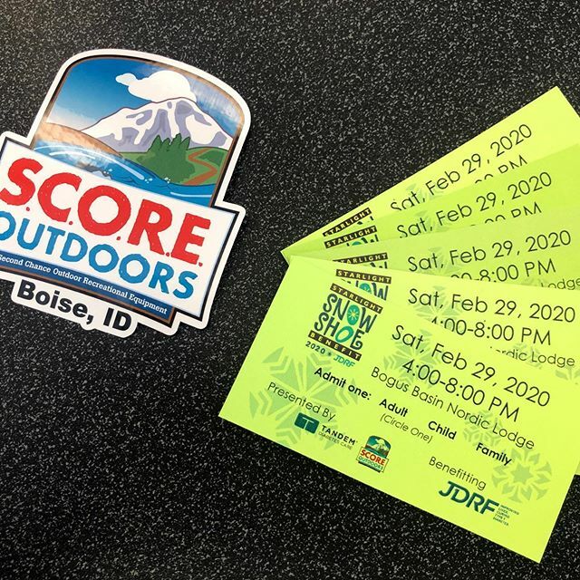 ScoreOutdoors's tweet photo. Come and get your tickets to the Stalight Snow Shoe Benefit. $20-adult tickets / $12- kid and college tickets / help us #findacure for #type1diabetes / #snowshoes #food #refreshment and #livemusic https://t.co/yR4zlWxOz9 https://t.co/5AMLuxQuYb