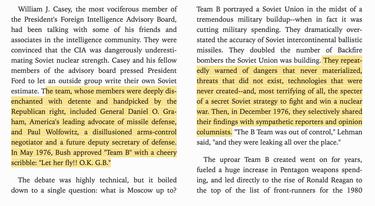 Neo-cons have been cooking intelligence to justify military aggression for a lot longer than you might think.