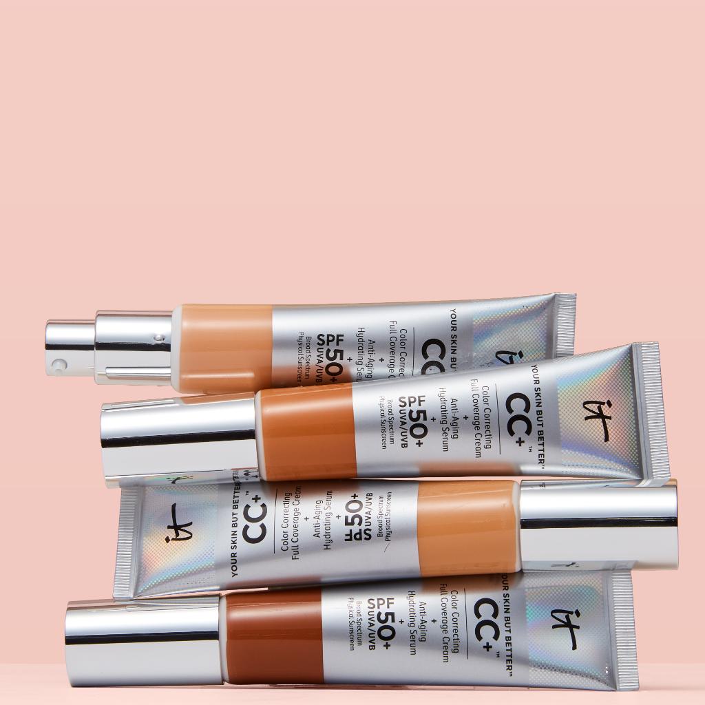 Stack up the skin-loving benefits! What do you ❤️ most about CC+ Cream? Comment below! #itcosmetics