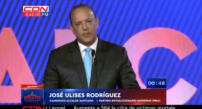 cdn37's tweet photo. #CDNDebate: José Ulises Rodríguez dice que trabajará con la ciudad de Santiago con transparencia y cumpliendo la ley para ser una mejor gestión. https://t.co/uIYYJOE7OP