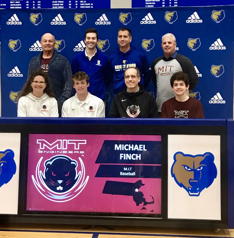 Congratulations to <a href="/michaelrfinch/">Michael Finch</a> on signing with <a href="/MIT_Baseball/">MIT Baseball</a>! Michael is a leader, competes every day, and makes everyone around him better.