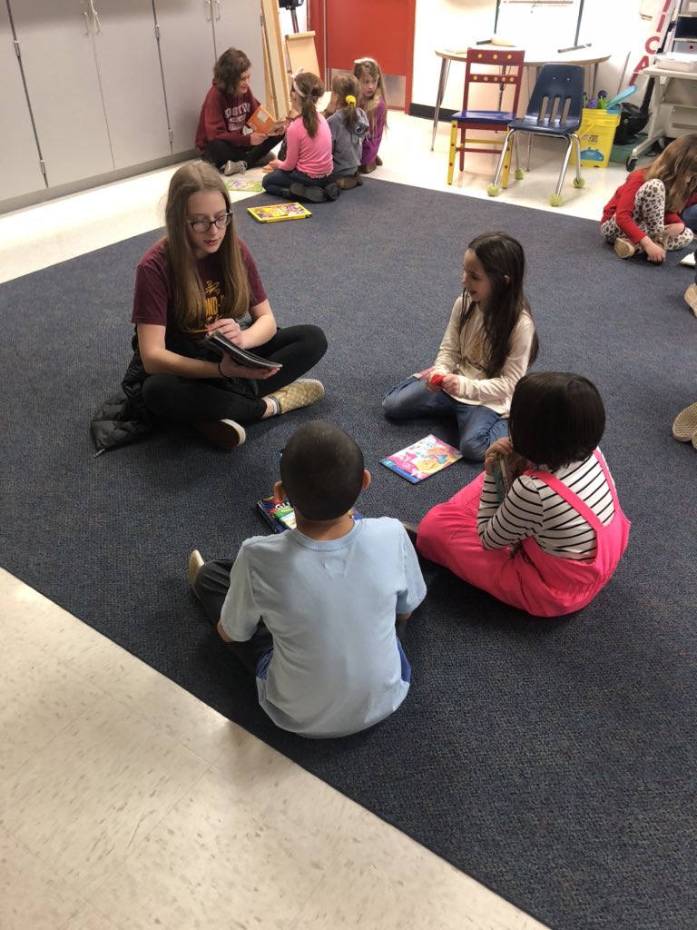 Mrsbigostweets's tweet image. #WorldReadAloudDay2020 LMS and South Elementary partner to share our love of reading today! #together #readingandlearning @SouthD47 @LundahlLions