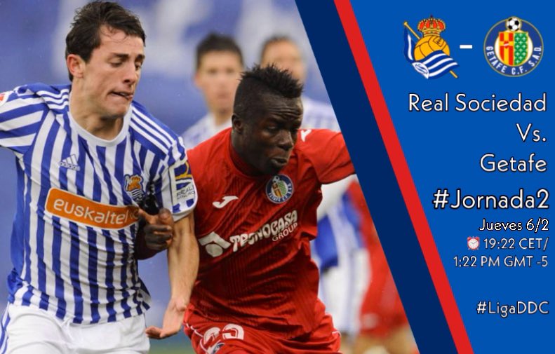 DdcLiga's tweet photo. Este jueves se produce el primer enfrentamiento entre entrenadores de la élite.
La @ddc_real de @Jasemi22 se enfrentará al @DdcGetafe de @victorsoto_v en casa de la Real.
⏰ 19:22 CET / 1:22 PM GMT -5
#Jornada2
#RealGetafe
#LigaDDC https://t.co/cuVWUUDjY7