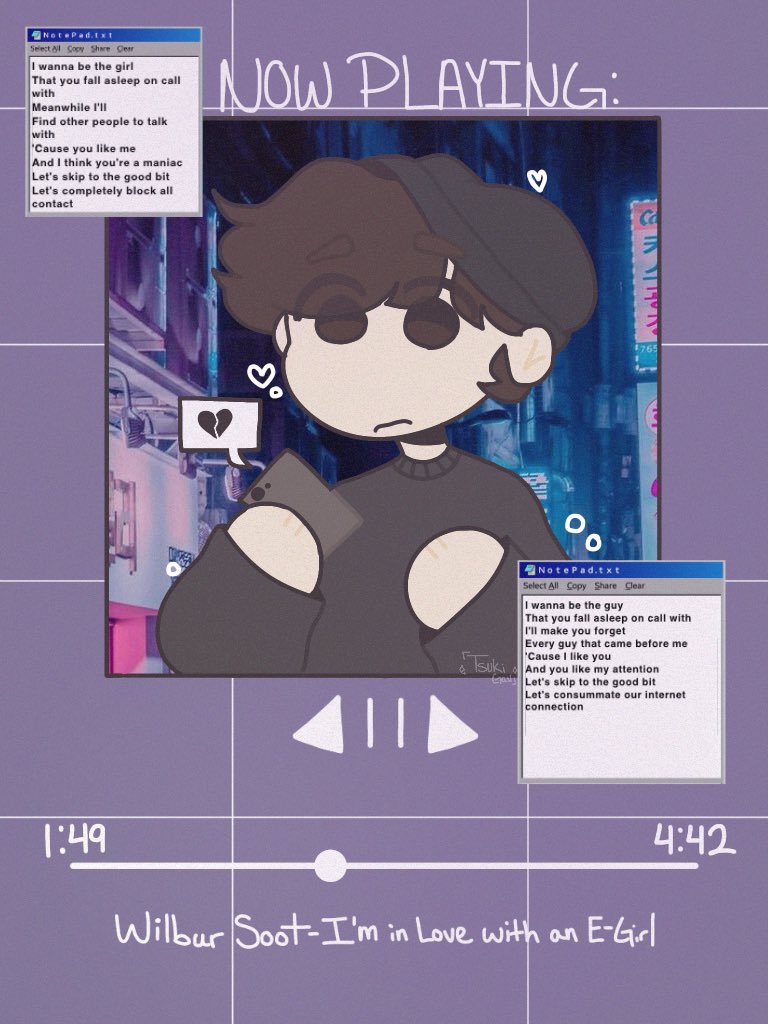 sonderpluto's tweet image. totally forgot to post this oops ,, anywayss @tsukigav made a super cute dtiys concept so I rlly wanted to participate!! had a lot of fun with this :) #tsukiplaylistdtiys