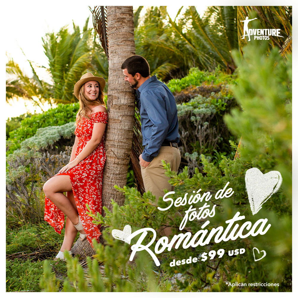¡Vive la experiencia de una sesión de una Sesión de Fotos Romántica desde 99USD con los profesionales de <a href="/AdventurePhot/">Adventure Photos</a>! 😍 📷

Reserva ahora la tuya a info@adventures-photos.com 

Válido hasta febrero 29*
Aplican restricciones*