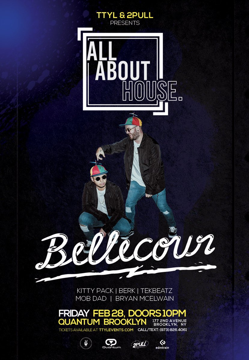 all_abouthouse's tweet photo. Come check out the debut of @all_abouthouse February 28th at @QuantumBrooklyn featuring @weareBellecour 🕺🏼 tickets available on @edmtrainapp 🗽 https://t.co/M9PVSL4Un8