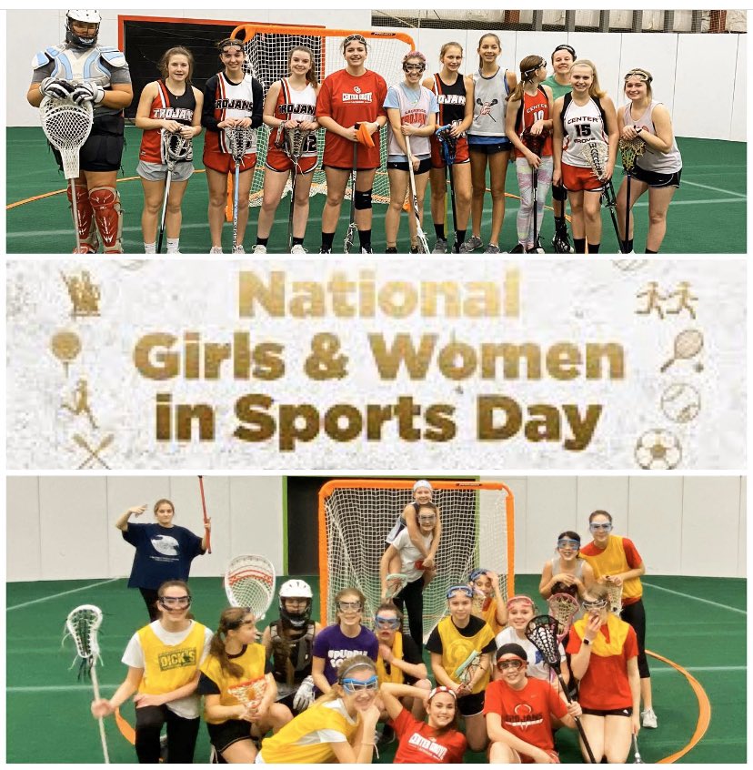 CGTrojanLAX's tweet photo. How do you celebrate National Girls & Women in Sports Day? By practicing, of course! 🥍 #cglax #laxpractice #nationalgirlsandwomeninsportsday https://t.co/9SvDyD6cKZ