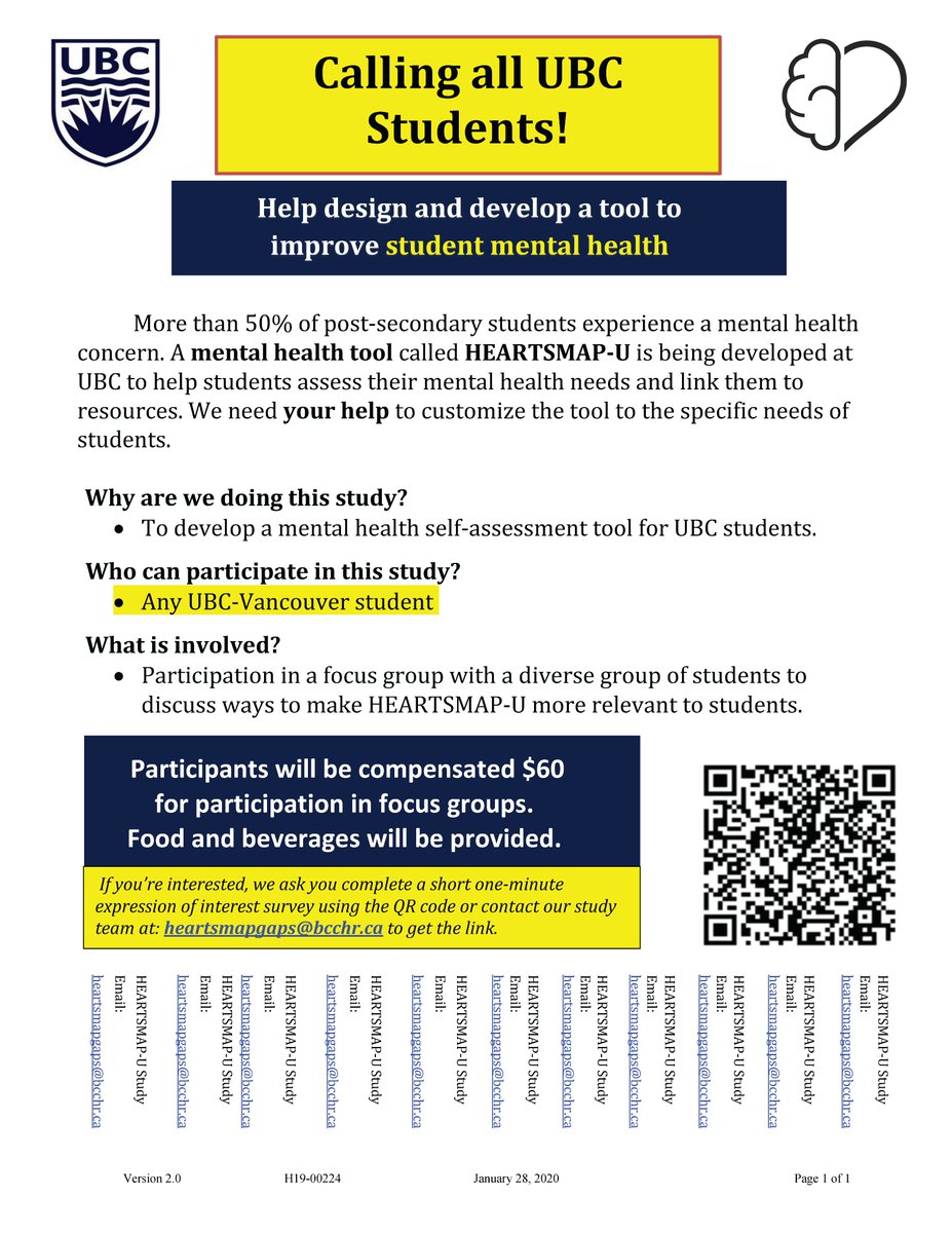 Ravia (@raviaarora) on Twitter photo UBC students - we need your help to design and develop a mental health self-assessment and guidance tool. If you are interested in participating in a focus group, please fill out the following expression of interest: rc.bcchr.ca/redcap/surveys… UBC students - we need your help to design and develop a mental health self-assessment and guidance tool. If you are interested in participating in a focus group, please fill out the following expression of interest: rc.bcchr.ca/redcap/surveys…