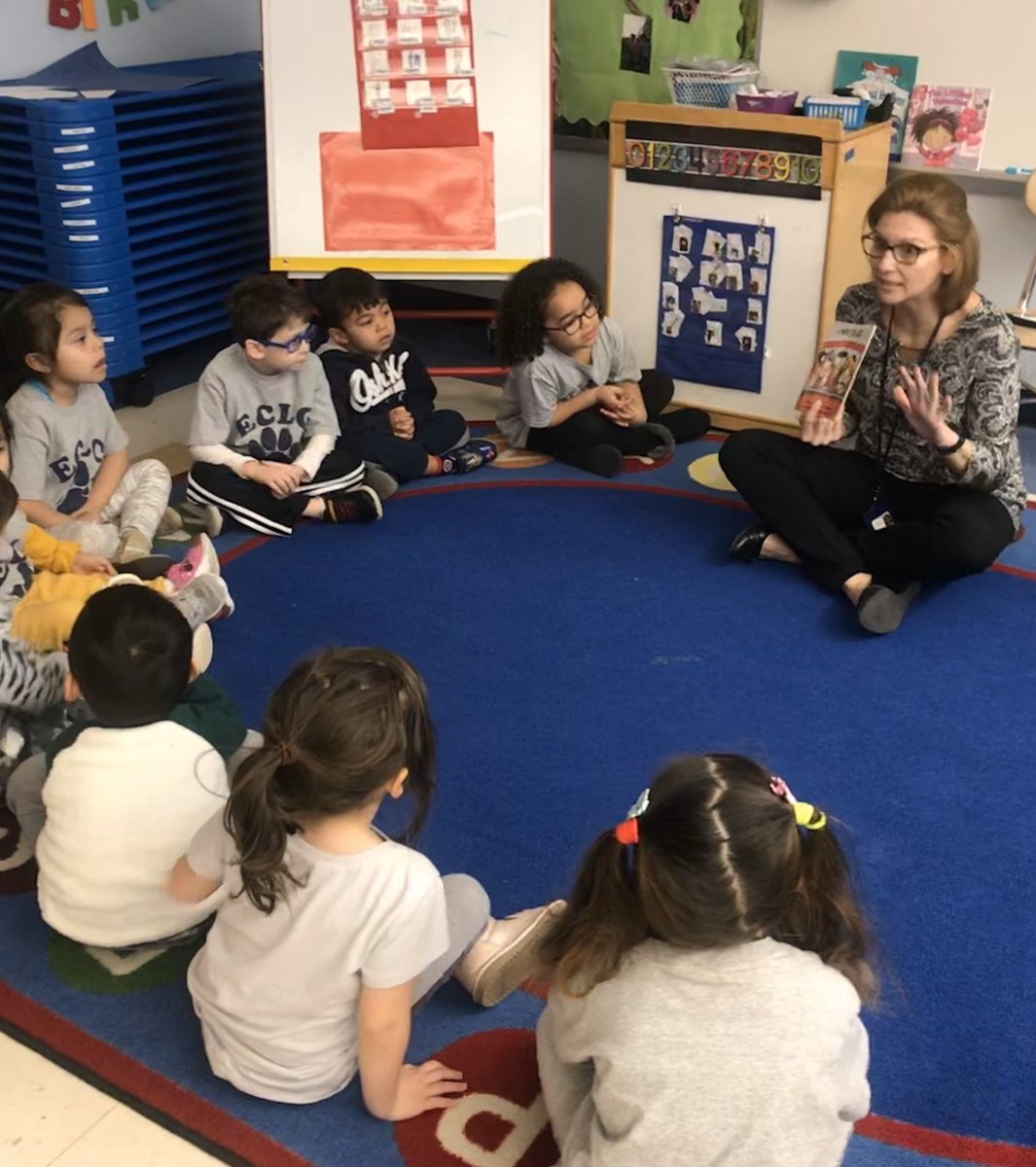 Thank you to Mrs. Montgomery @ECLCprincipal for coming to read to us on #WorldReadAloudDay2020 📚 @FreeholdTwp