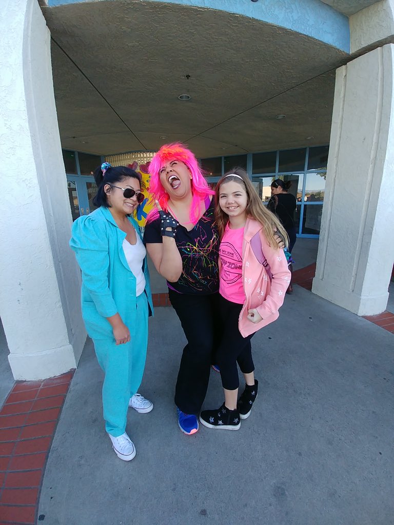 One of the funnest days!  Introducing 80’s rock to the youngins! @RRod120