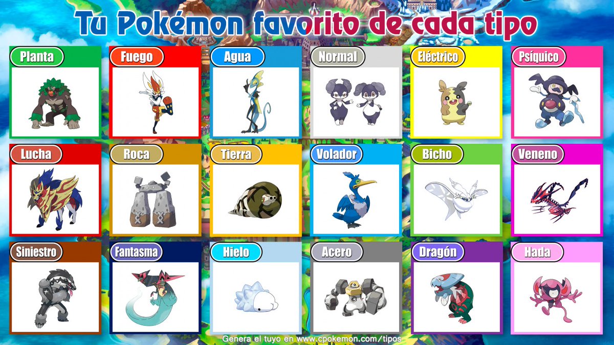 Los tipos de Pokémons - Informática Serinfor Bilbao