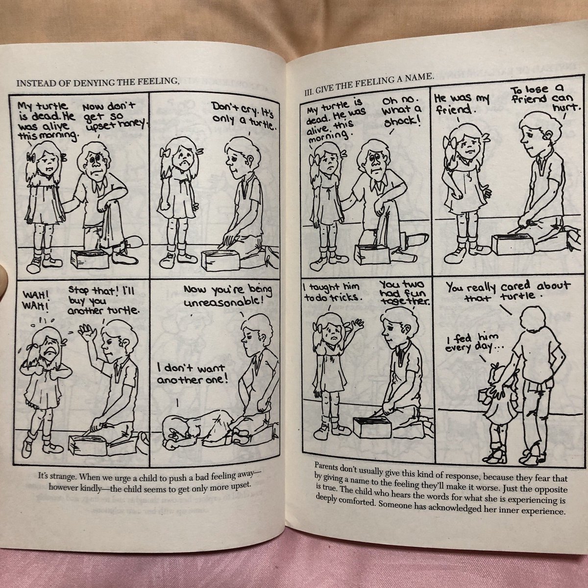 masturaseth's tweet photo. Instead of denying kids feeling, give the feeling a name.
- from the book How To Talk So Kids Will Listen And Listen So Kids Will Talk 😊 https://t.co/ixjFgxqKaZ