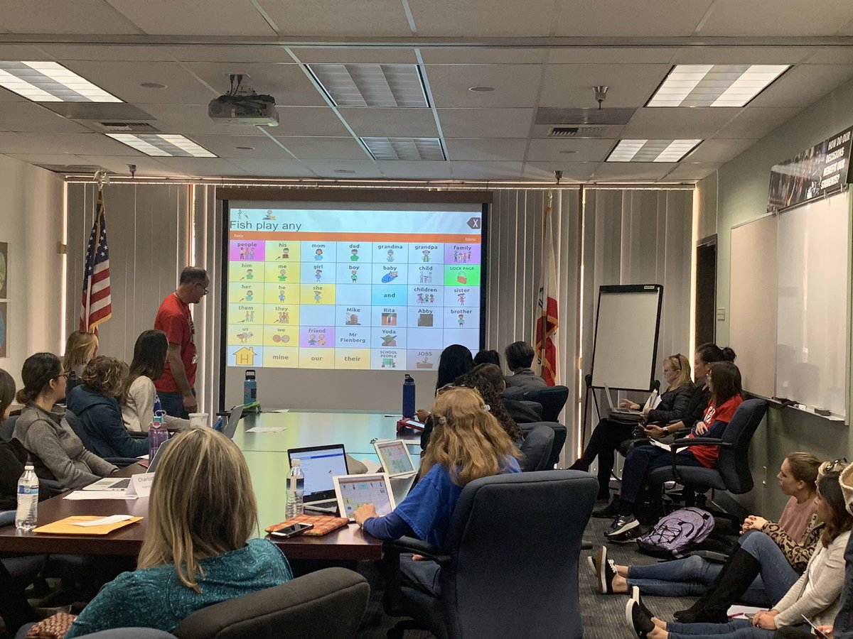 SAUSDspecialed's tweet image. Speech-language pathologists Kirby McCord and Mike Erhard presenting some amazing PD for their SLP colleagues. #WeareSAUSD #bettertogether2020 #csha #asha #SLPeeps
