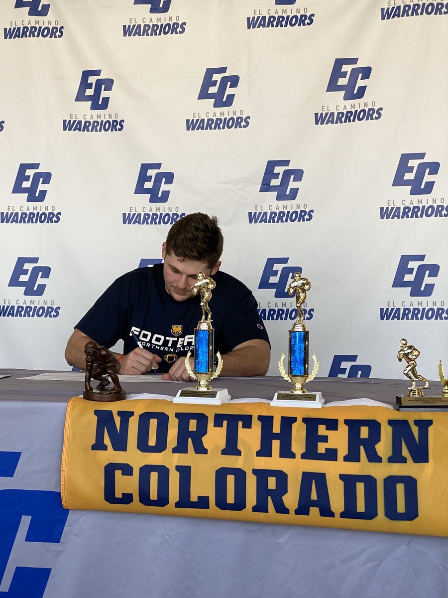 JUCOFFrenzy's tweet photo. 2020 (@FBWarriorsECC) JUCO DL @justinmartz52 commits to Northern Colorado @UNC_BearsFB https://t.co/jxVDAPpz53
