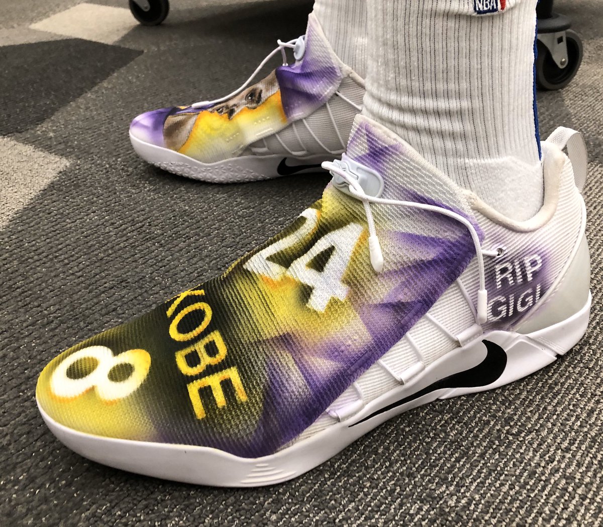 kobe and gigi custom shoes