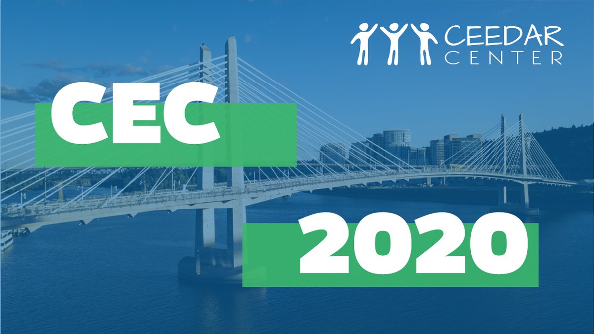 Kicking off #CEC2020 <a href="/CECMembership/">Council for Exceptional Children</a>. Looking forward to seeing colleagues at some CEEDAR sessions this week! Check out our upcoming presentations:

ow.ly/2Hfe50yeSk0