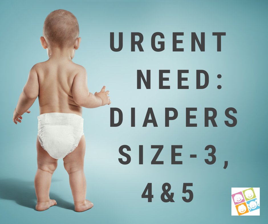 We are almost completely out of diapers in sizes 3, 4, and 5. This means we will have to soon send care packages without these greatly needed items!  Can you help? We are able to accept both unopened and open packages. 
#wishlistwednesday #enddiaperneed #givelocal