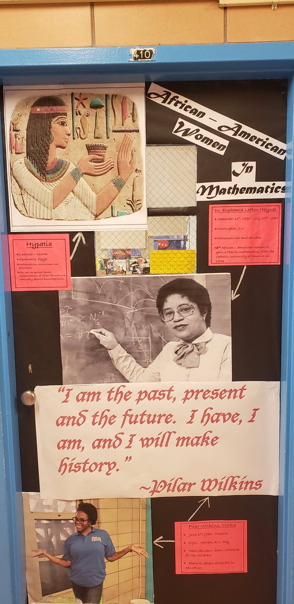 #BlackHistoryMonth2020
Take a look at my door! https://t.co/S1wy16mKpQ